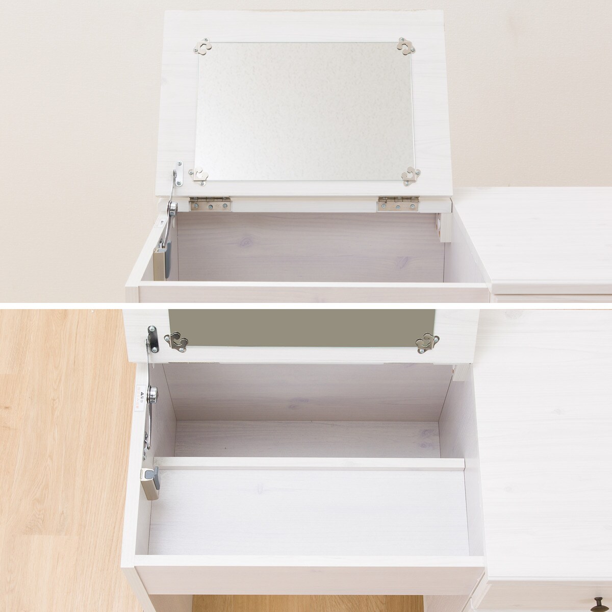 楽天市場】[幅80cm]デスクドレッサー (フローリオ7080D WH) ニトリ