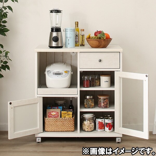 楽天市場】[幅74cm] カウンターワゴン (リズバレーSLM8075S) ニトリ