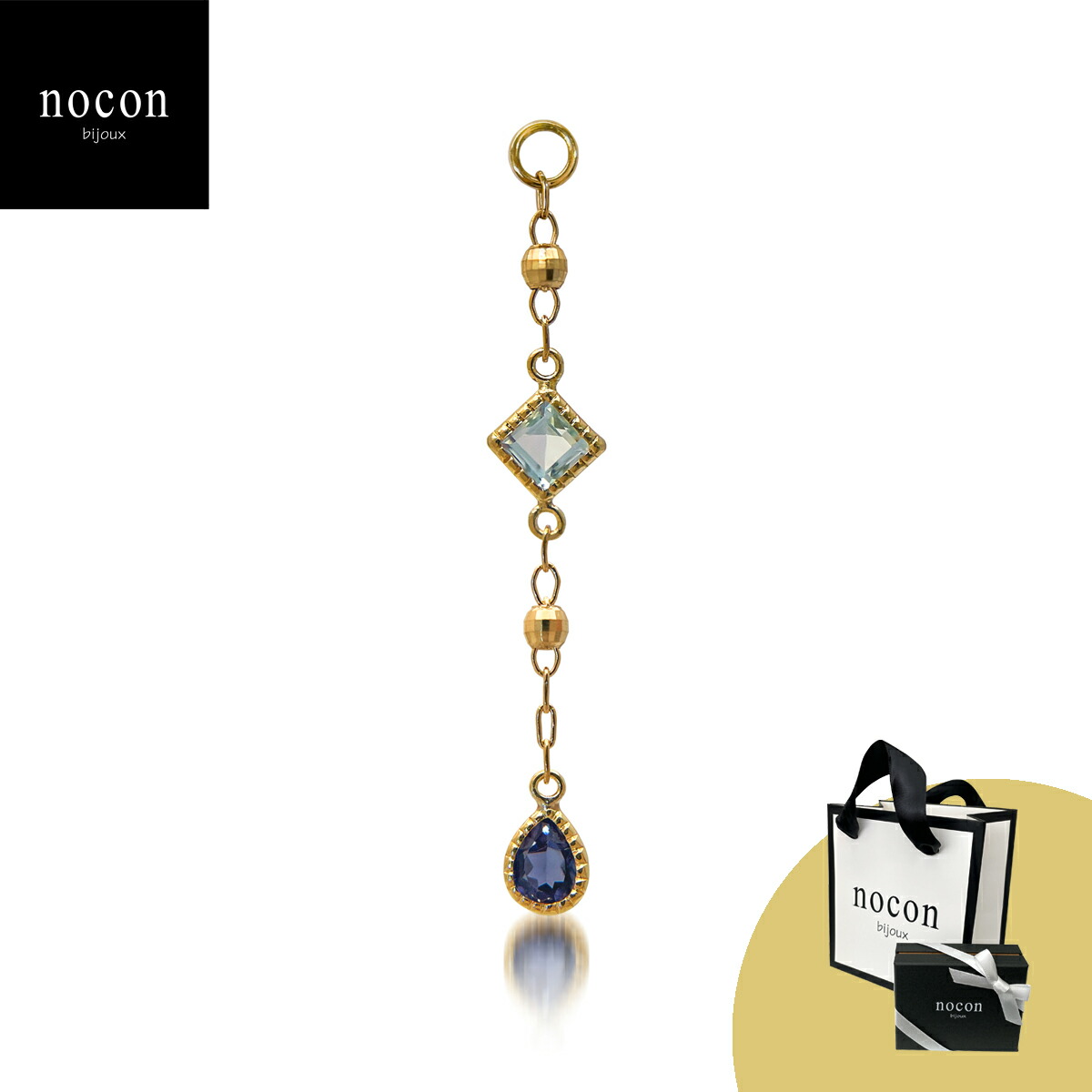 楽天市場】ブルートパーズ（チャーム｜レディースジュエリー