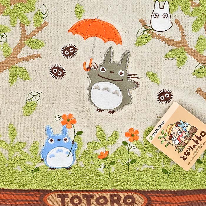 楽天市場】となりのトトロ フェイスタオル【木陰の散歩】 / 丸眞