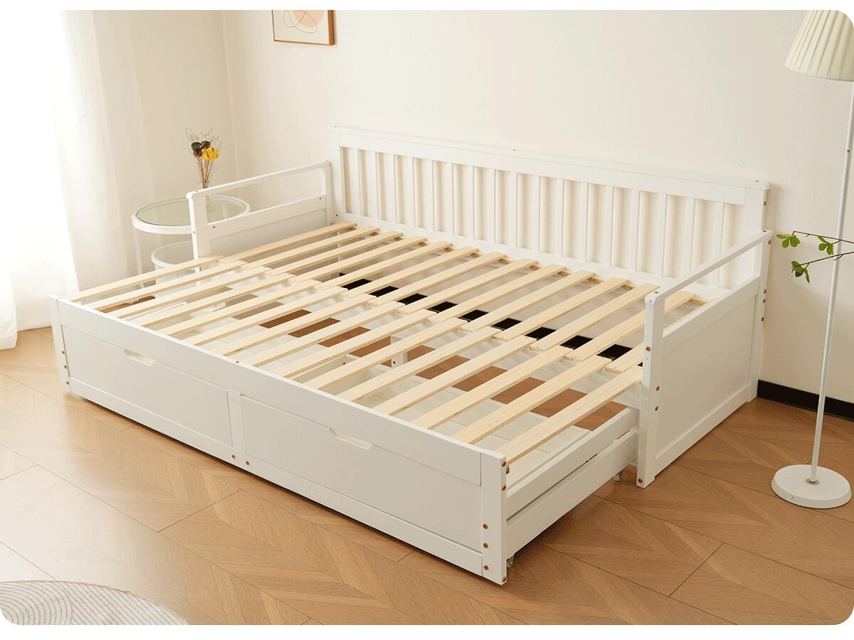 楽天市場】木製ソファベッド ディベッド 伸長式ベッド 木製 おしゃれ