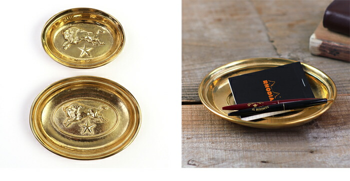 楽天市場】イルビゾンテ 雑貨小物 イルビゾンテロゴ真鍮ゴールドトレー