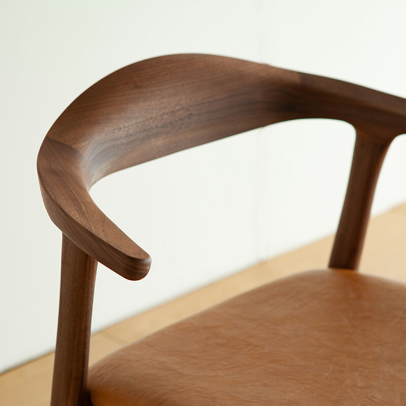 楽天市場】ダイニングチェア 肘付き 無垢 北欧 木製 おしゃれ オーク