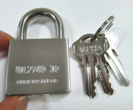 楽天市場】ステンレス製 南京錠 30mm 7個まで1通のメール便可 アルファ