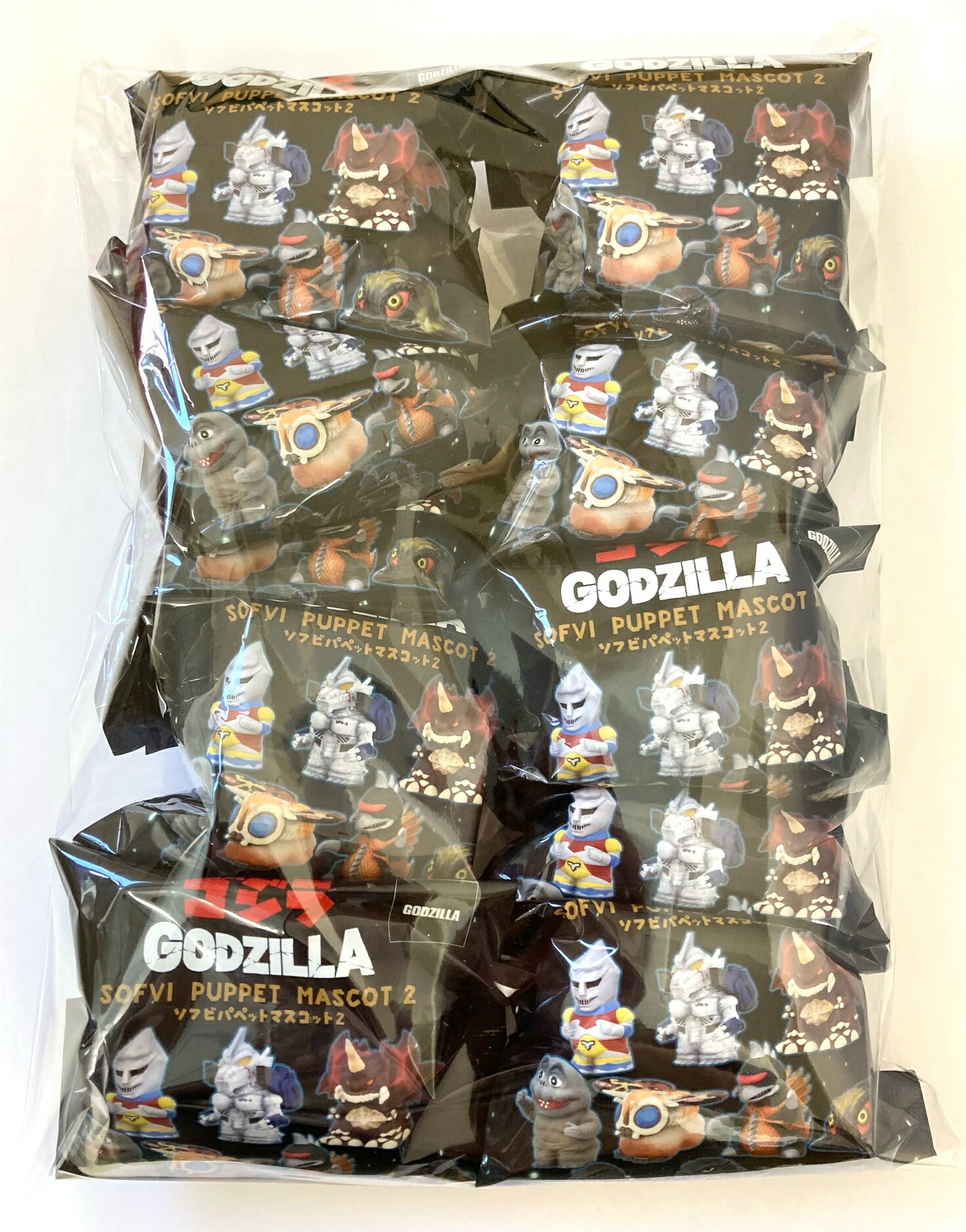 楽天市場】ゴジラ ソフビ パペットマスコット2 全10種 コンプリート