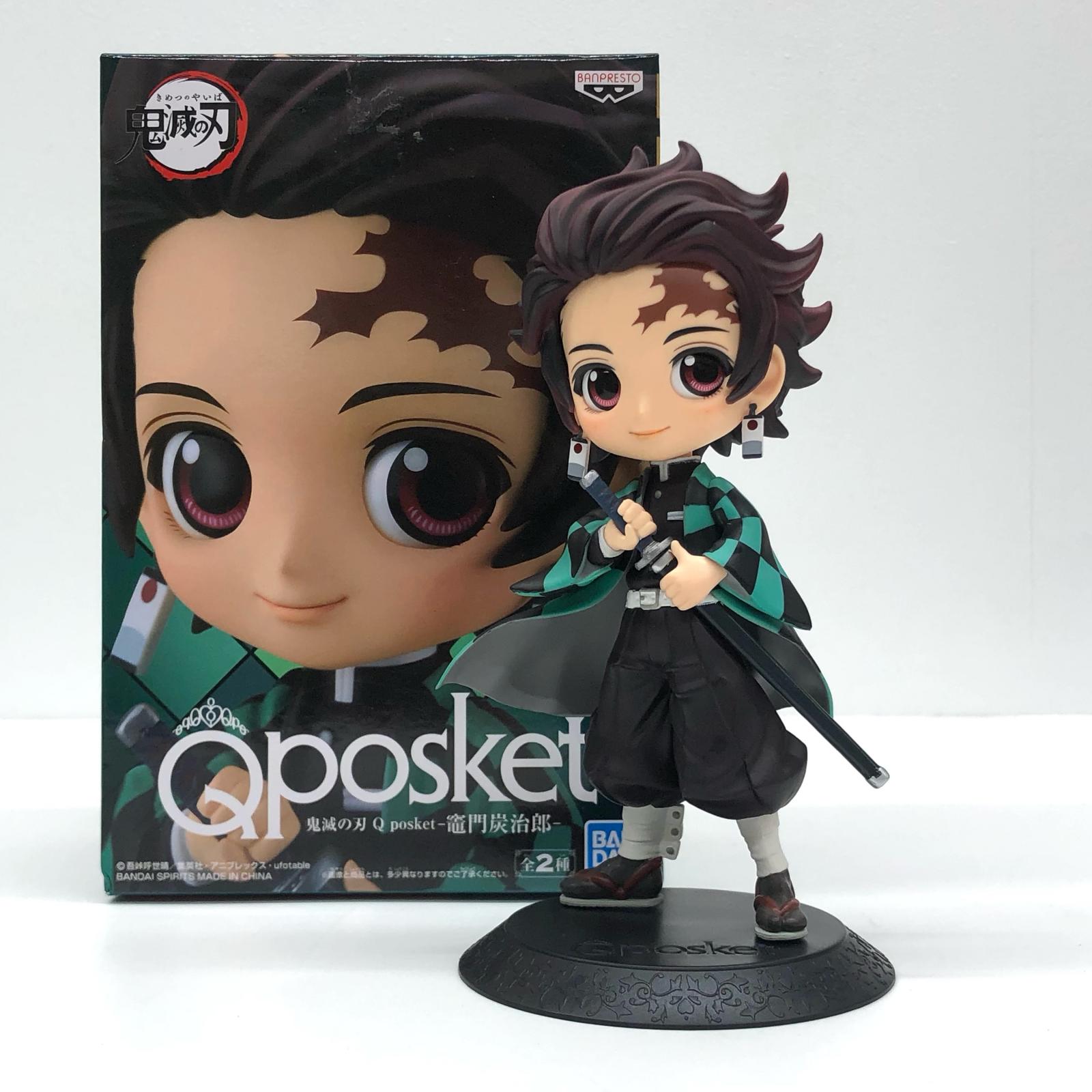 楽天市場】【中古】 鬼滅の刃 フィギュア 竈門炭治郎 Qposket グリーン