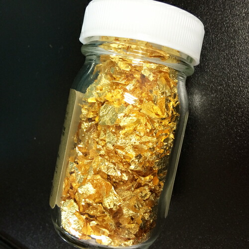 楽天市場】金箔切り廻し 金の舞（粗目）0.5g 壜入り （常温）金沢特産