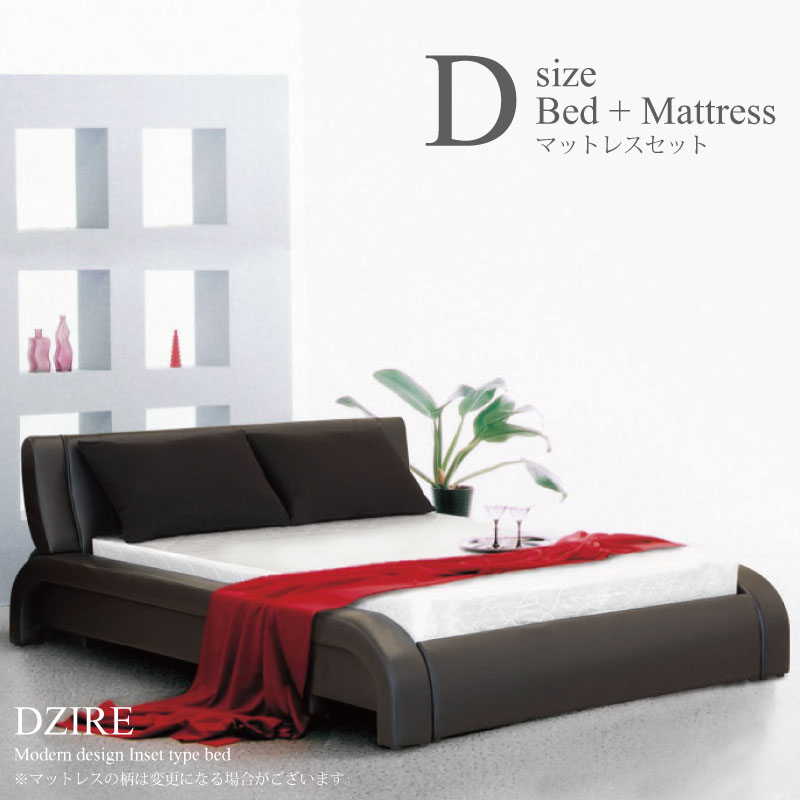 楽天市場】【楽天1位】 ダブルベッド セット フレーム単品 2点セット