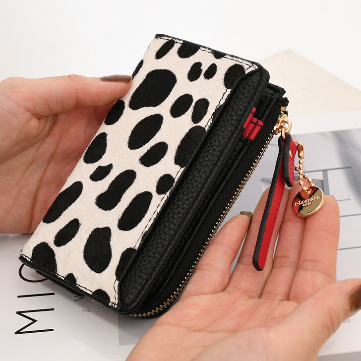 楽天市場】二つ折り フラグメントケース レディース ハラコ レディース