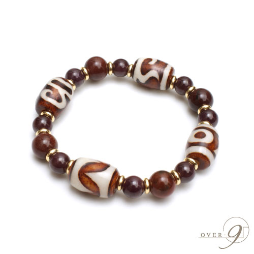 楽天市場】上肯龍紋天珠ブレスレット【メール便不可】虎牙天珠/水蓮花