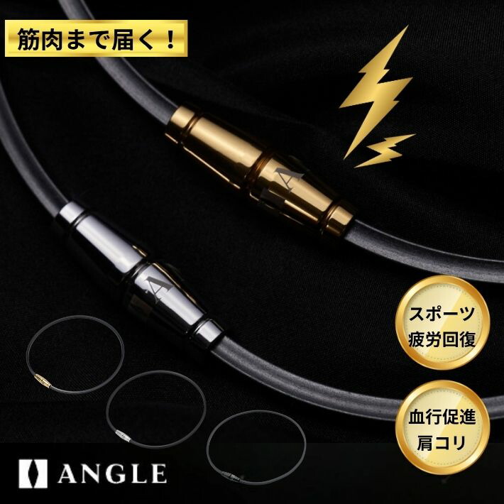 楽天市場】ポイント5倍ANGLE アングル 磁気 ネックレス e.MODEL 02
