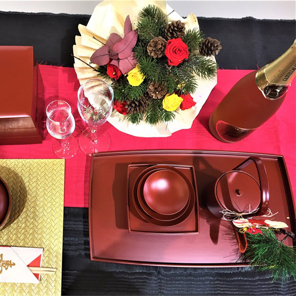 楽天市場】【取寄品】 手塗うるし 胴張屠蘇器揃 朱屠蘇器セット 漆器