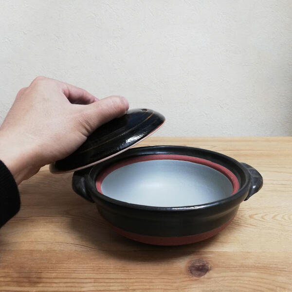 楽天市場】【取寄品】 萬古焼 土鍋 柚子天目 小鍋 ＜5号鍋＞5号サイズ