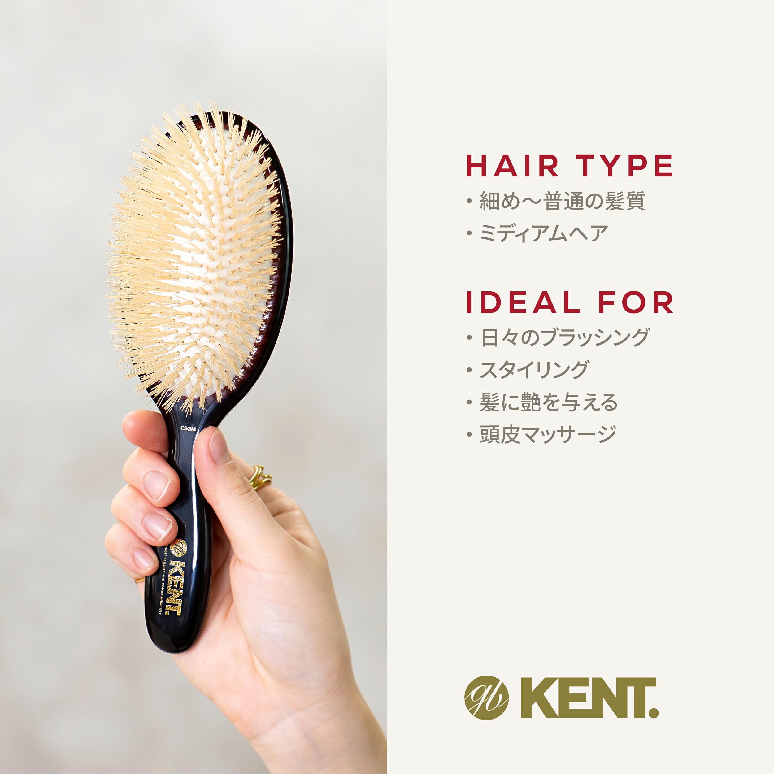 楽天市場】【公式】GB KENT (ケントブラシ) ジービーケント 英国王室