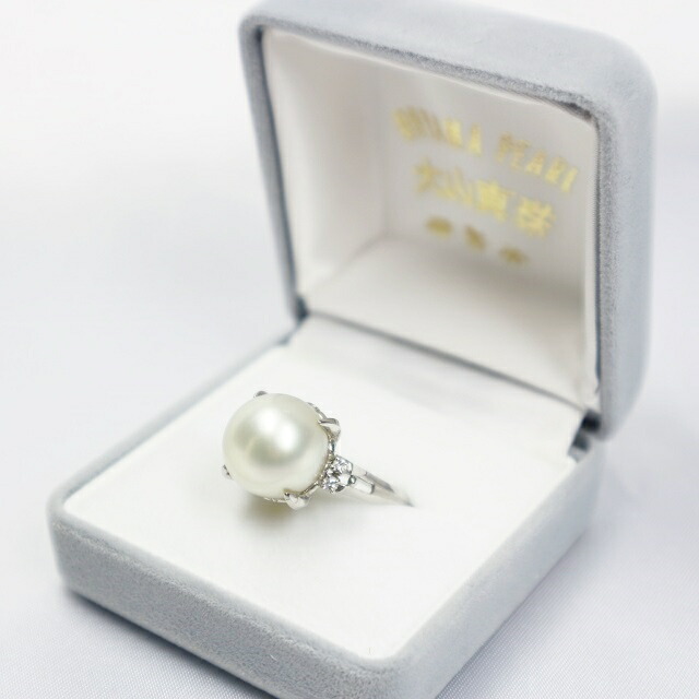 楽天市場】南洋白蝶真珠使用 11.5mm珠ホワイトパールPtデザイン