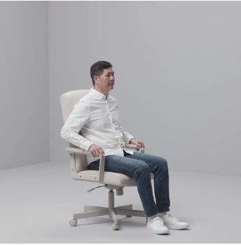 楽天市場】IKEA イケア MILLBERGET ミルベルゲット回転チェア ムールム