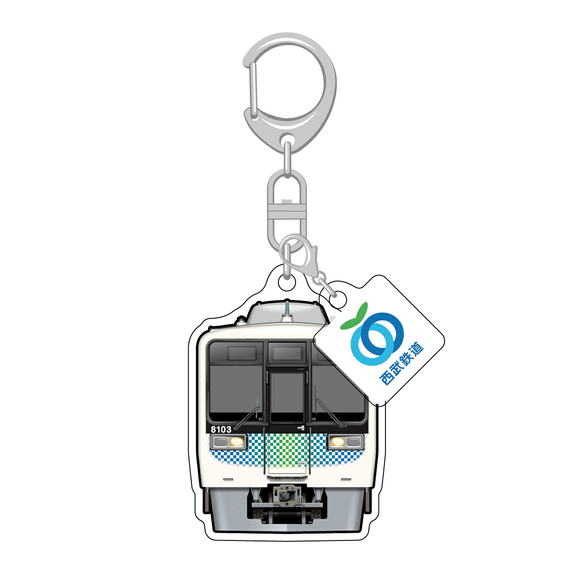 楽天市場】【5月26日AM10時発売】リバーシブルキーホルダー小田急8000