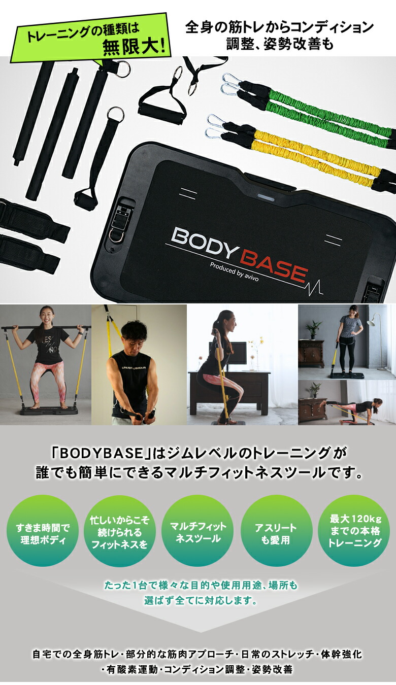 楽天市場】【特典付】BODYBASEで運動習慣のキッカケをつくろう！たった