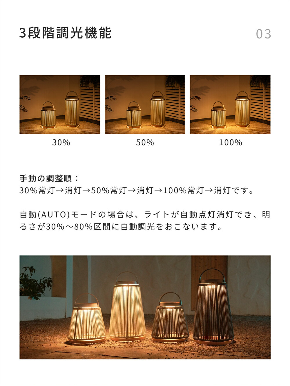 楽天市場】ソーラーライト 屋外 防水 ガーデンライト SUNTREE LIVING