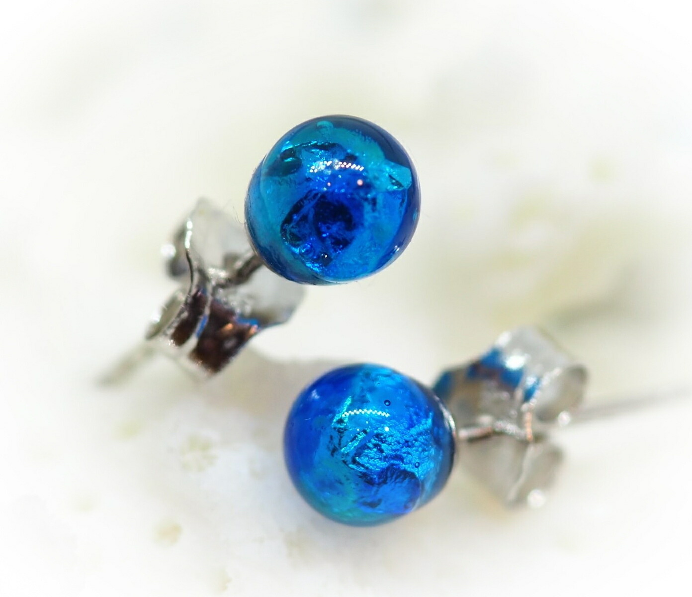 楽天市場】ホタルガラス 沖縄 シンプル ピアス 小さなピアス ポスト