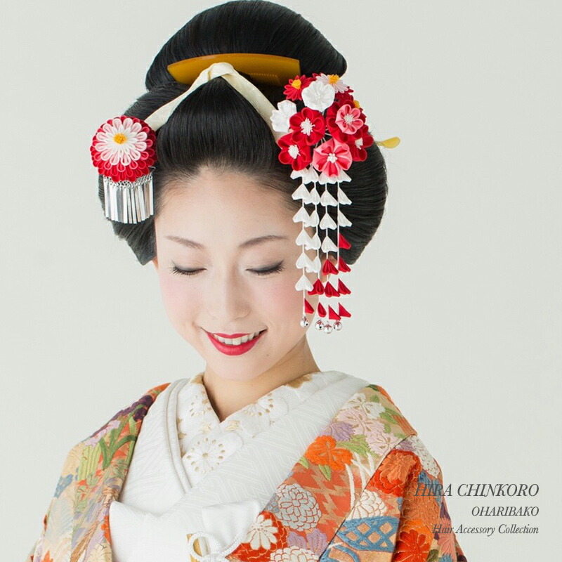 楽天市場】正絹 平 ちんころ【3点までメール便可】日本髪 の前髪に