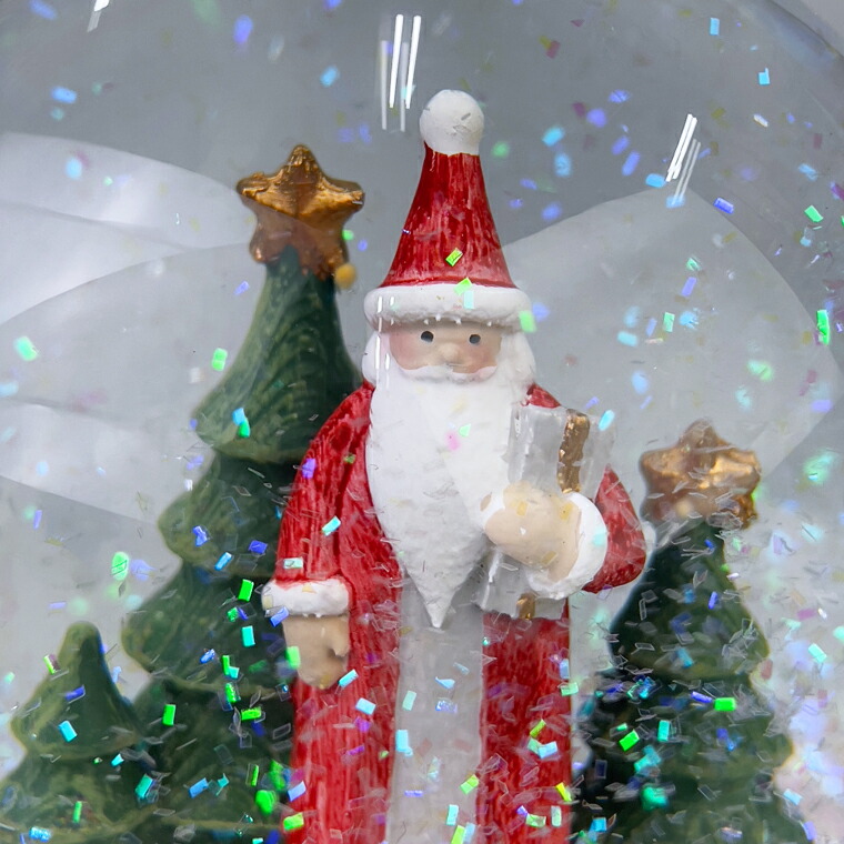 楽天市場】クリスマスサンタ スノードーム クリスマス おしゃれ