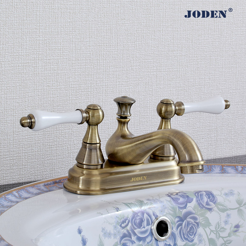 楽天市場】蛇口 洗面台用 4インチ 混合栓 おしゃれ JODEN ジョーデン