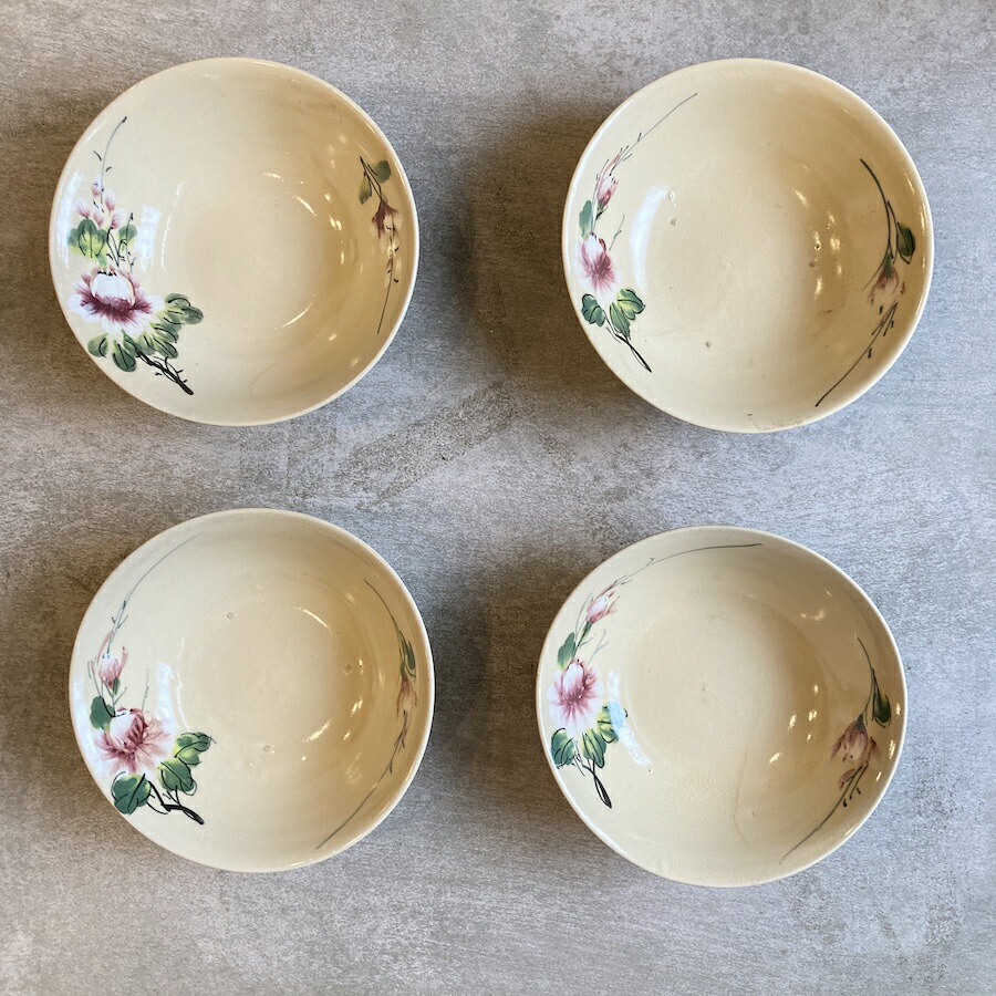 楽天市場】【p79】4枚ソンベ焼き ソンベ song be ベトナム 幻の陶器