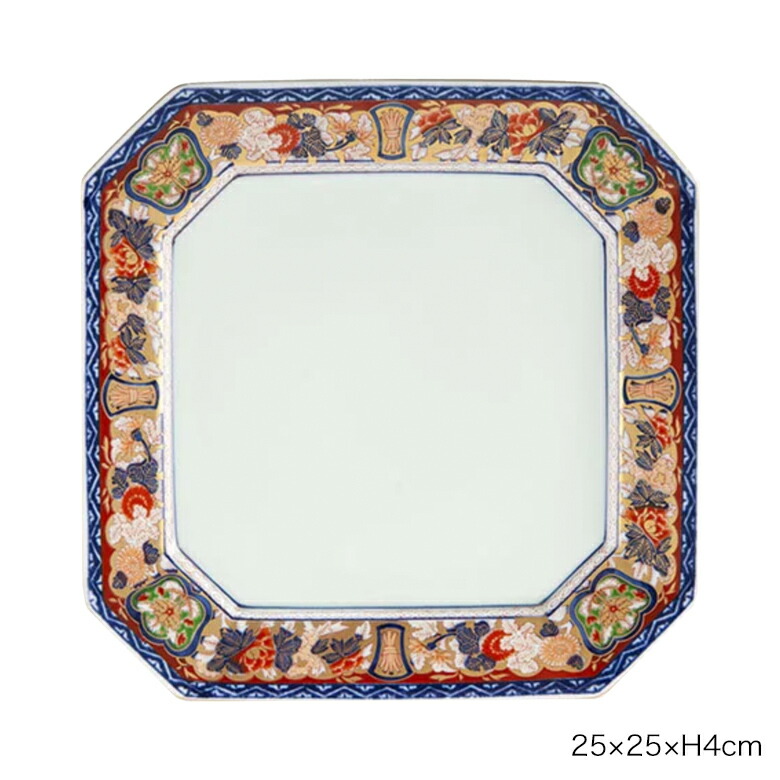 楽天市場】極錦 金彩 古伊万里様式 八角盛皿 小 ＜賞美堂 / ひな祭り