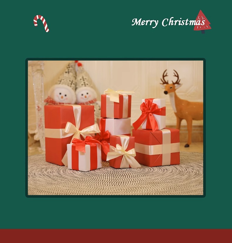楽天市場】クリスマスギフトボックス 7点セット 10タイプ 装飾ギフト