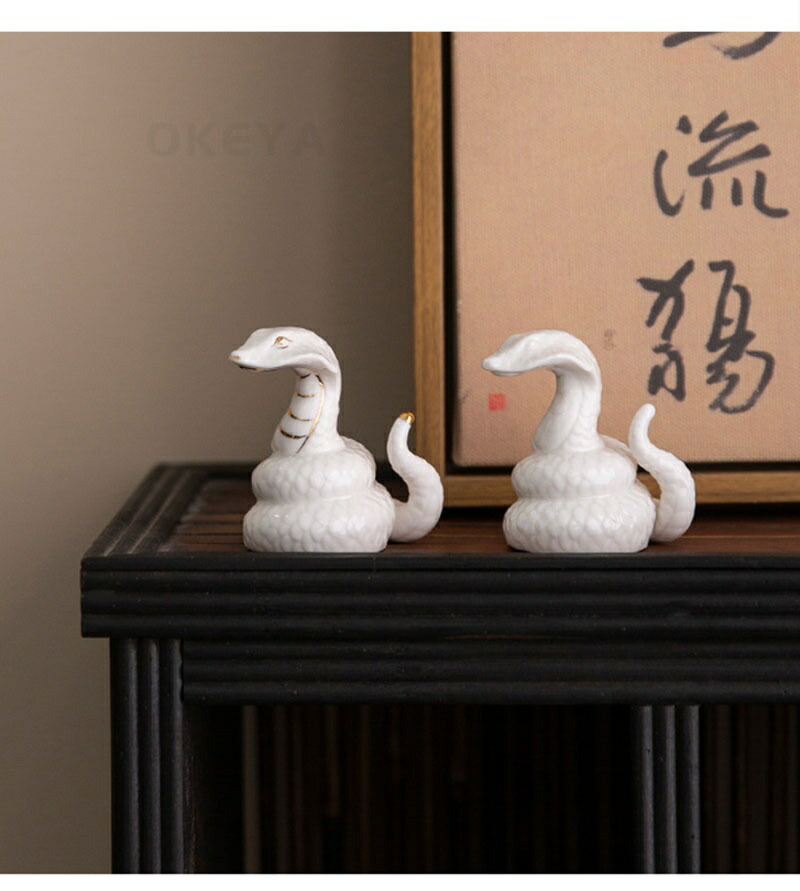 楽天市場】干支 巳 置物 へび 2025年 白蛇 縁起物 ヘビ 蛇 置物玄関