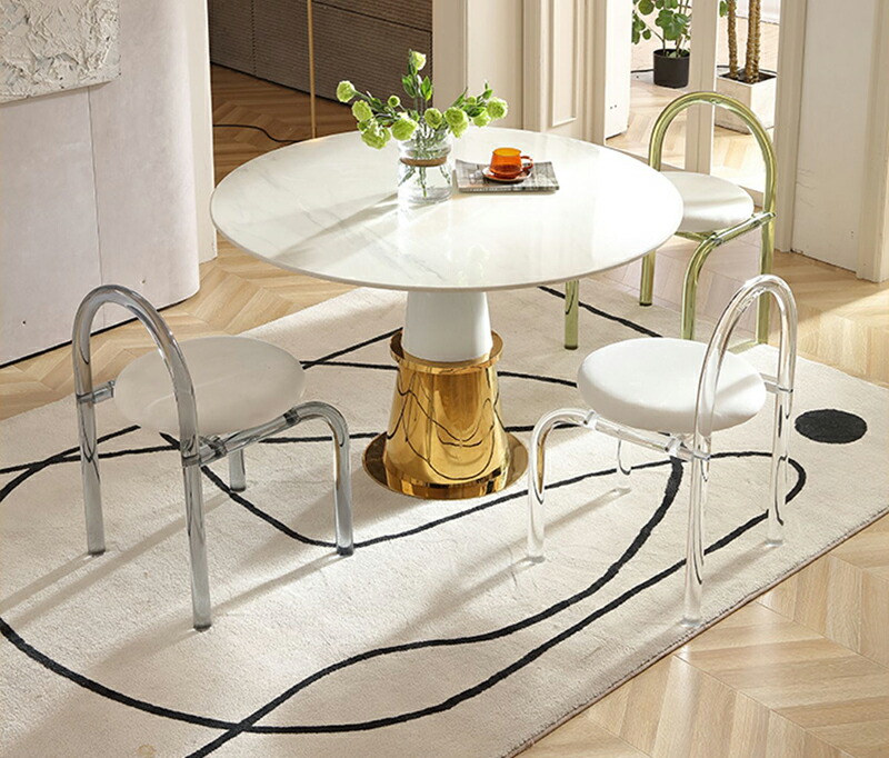 楽天市場】人気 クリアチェア 韓国 パイプ椅子 クリア 椅子 チェア