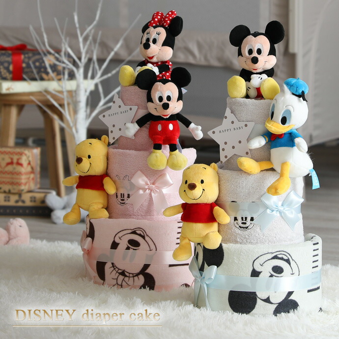 楽天市場】祝日営業☆24日(火)到着可☆ おむつケーキ ディズニー プー