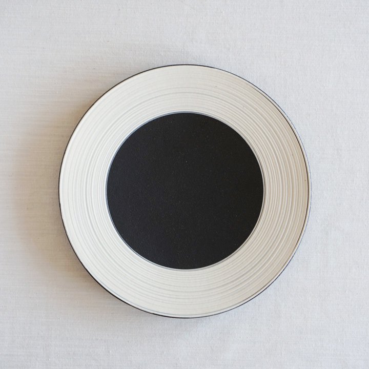 楽天市場】奥田 章 new刷毛目リバーシブル皿 φ250│信楽 大皿 スクエア