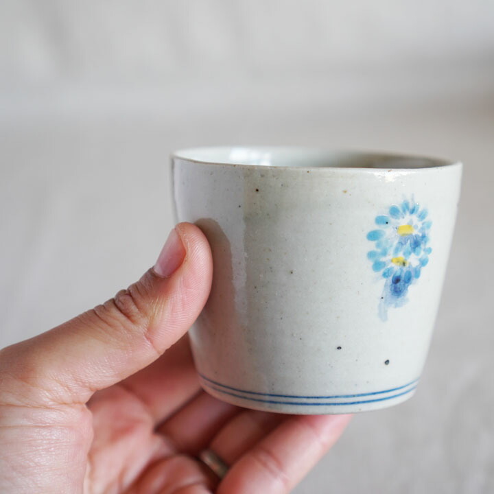 楽天市場】沼田智也 上絵花束文 蕎麦猪口│そばちょこ そば猪口 蕎麦