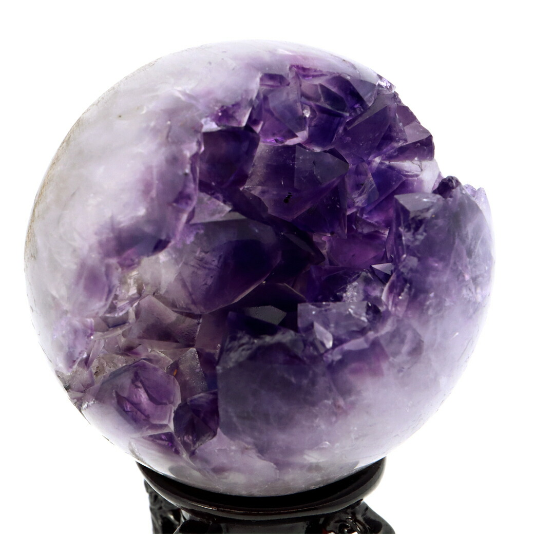楽天市場】アメジスト 笑口 丸玉 直径74mm 511g 台座付き ジオード 1点