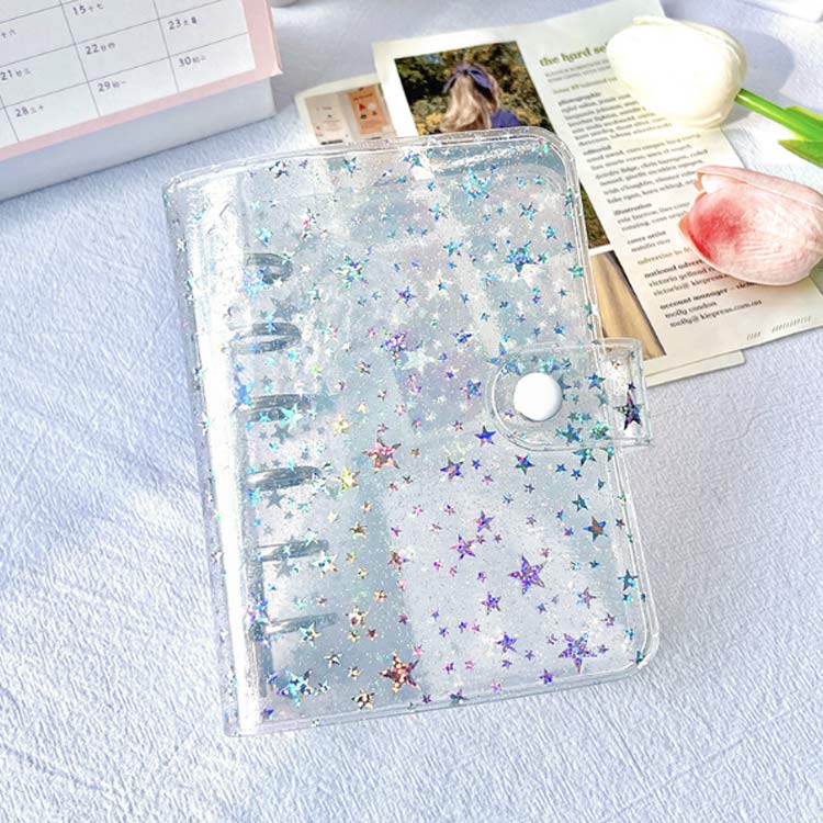 楽天市場】シール帳 キラキラ輝く A7サイズ シール帳カバー 透明