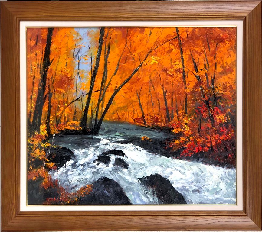 楽天市場】高橋哲夫 「奥入瀬」油彩20号 : 小野画廊