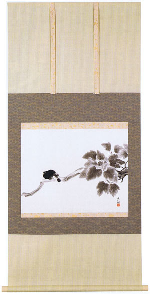 楽天市場】掛け軸『『叭々鳥 』横山大観 : オペラギャラリー