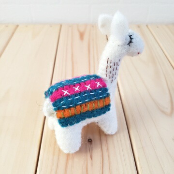 楽天市場】10001573 ネパールフェルト雑貨 ラクダ 羊毛 リャマ ラマ