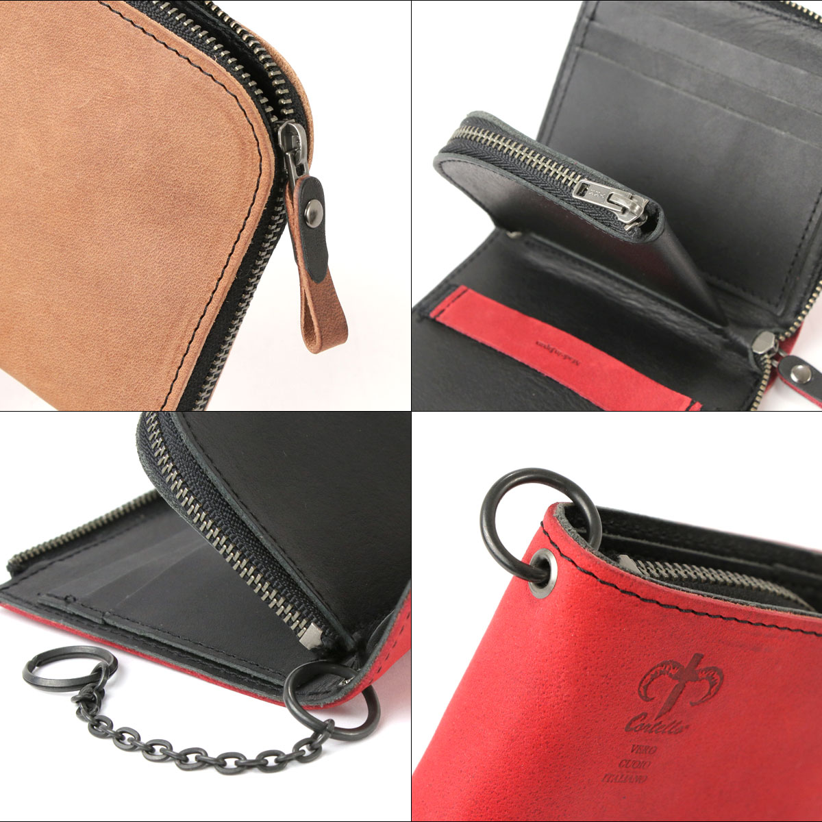 楽天市場】ミニ財布 テキサス 5カラー L字ファスナー 極小財布 キー