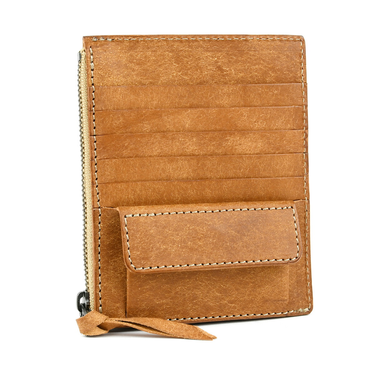 楽天市場】フラグメントケース コンパクト財布 プエブロレザー CAMEL