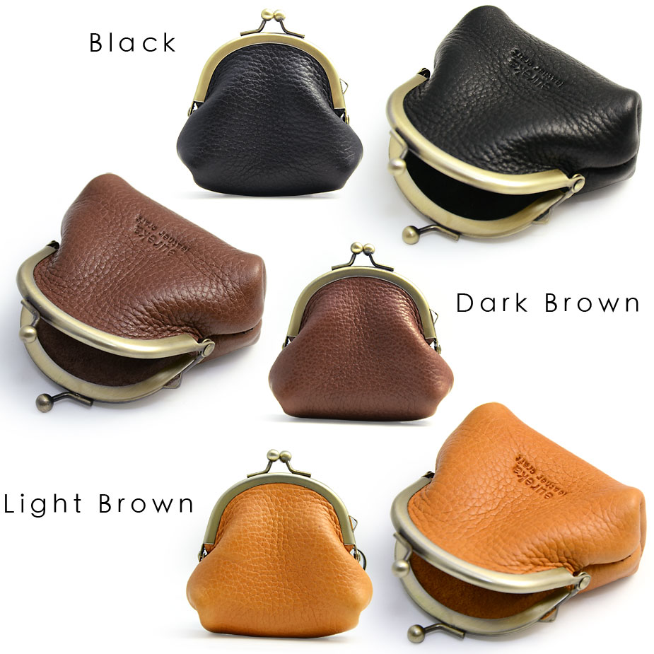 楽天市場】がま口財布 コインケース 小銭入れ ヌメ革 本革 日本製