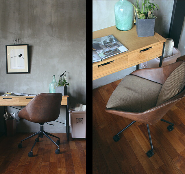 楽天市場】【公式】パニッシュ オフィス チェア PUレザー レザー 事務