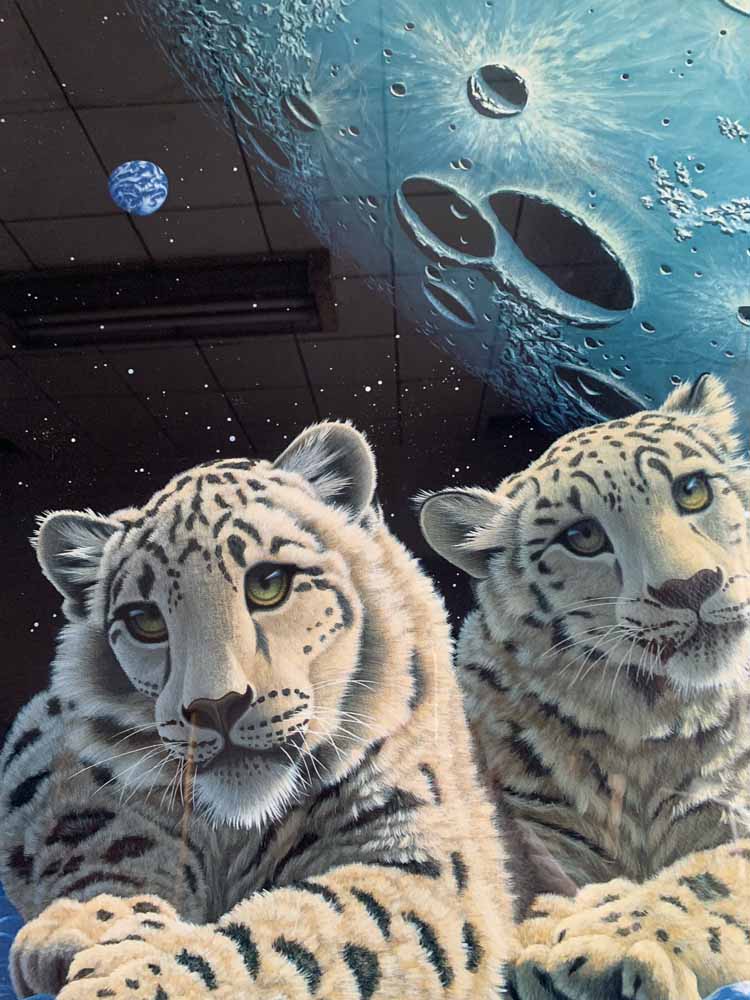 楽天市場】絵画 シムシメール ツインレパード 版画／シルクスクリーン