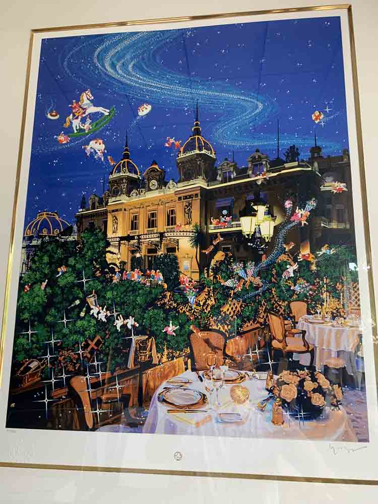 楽天市場】絵画 ヒロ、ヤマガタ モンテカルロの夜 版画 シルク