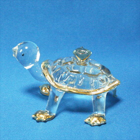 楽天市場】亀の置物ガラス細工（カメ）100g上アジアン雑貨販売BCDSHOP