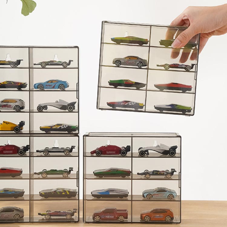 楽天市場】ミニカーディスプレイ 8マス ミニカー 収納 コレクション