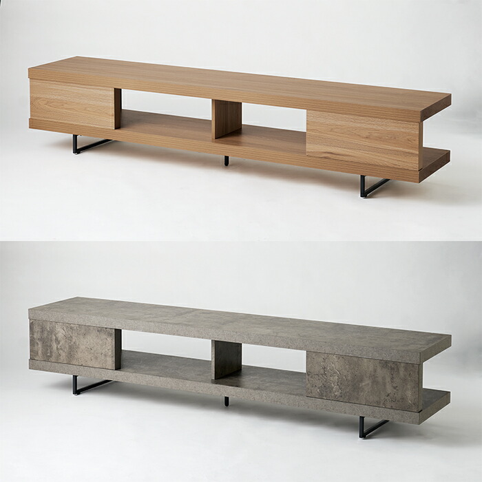 楽天市場】リビングボード 組立式 LV-V20-200 幅2000x奥行415x高さ