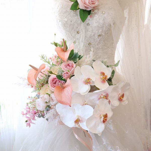 楽天市場】クラッチブーケ 胡蝶蘭 フォトウェディング 346 : アトリエ美鈴